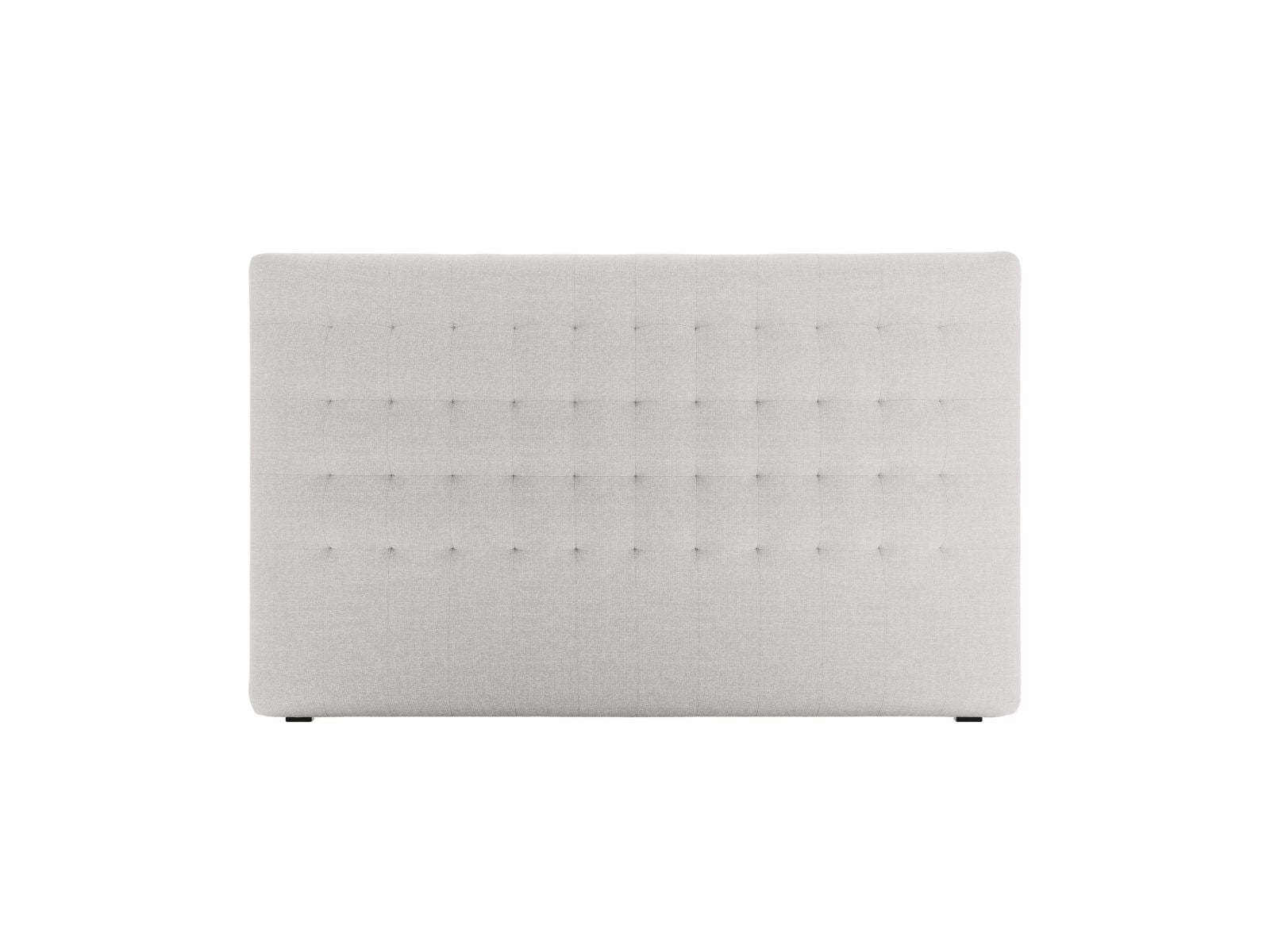 Modernes Kopfteil Nova in zartem Hellgrau, 160 cm breit, perfekt für eine elegante und zeitgemäße Schlafzimmeratmosphäre von Micadoni.