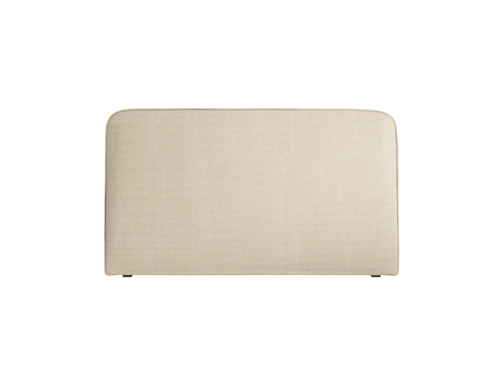 Elegantes Kopfteil Jamie in sanftem Beige, 160 cm breit, ideal für stilvolle Schlafzimmer. Hochwertige Verarbeitung von Micadoni.