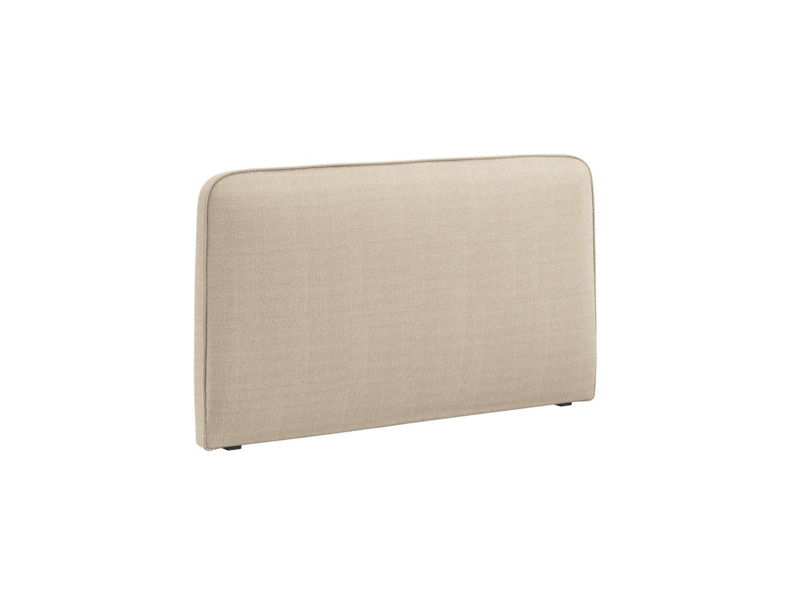 Stilvolles Kopfteil Jamie in zartem Beige, 160 cm, perfekt für moderne Schlafzimmer. Hochwertige Materialien von Micadoni.