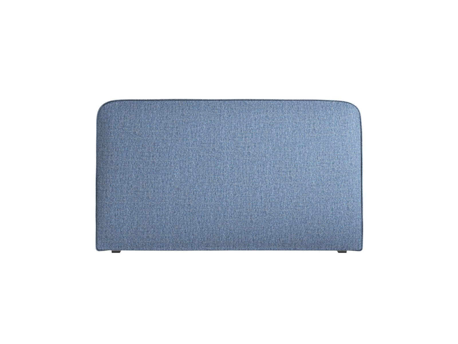 Elegantes Kopfteil Jamie in edlem Dunkelblau, 160 cm breit, ideal für ein modernes Schlafzimmerambiente. Hochwertige Verarbeitung von Micadoni.