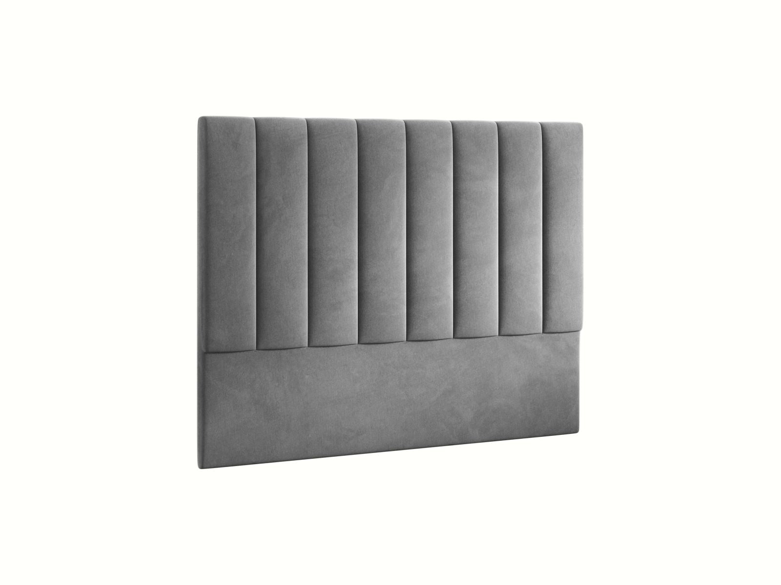 Elegantes Kopfteil Marl in 160 cm Breite aus hochwertigem Dark Grey-Magic Velvet, ideal für stilvolle Schlafzimmergestaltung.