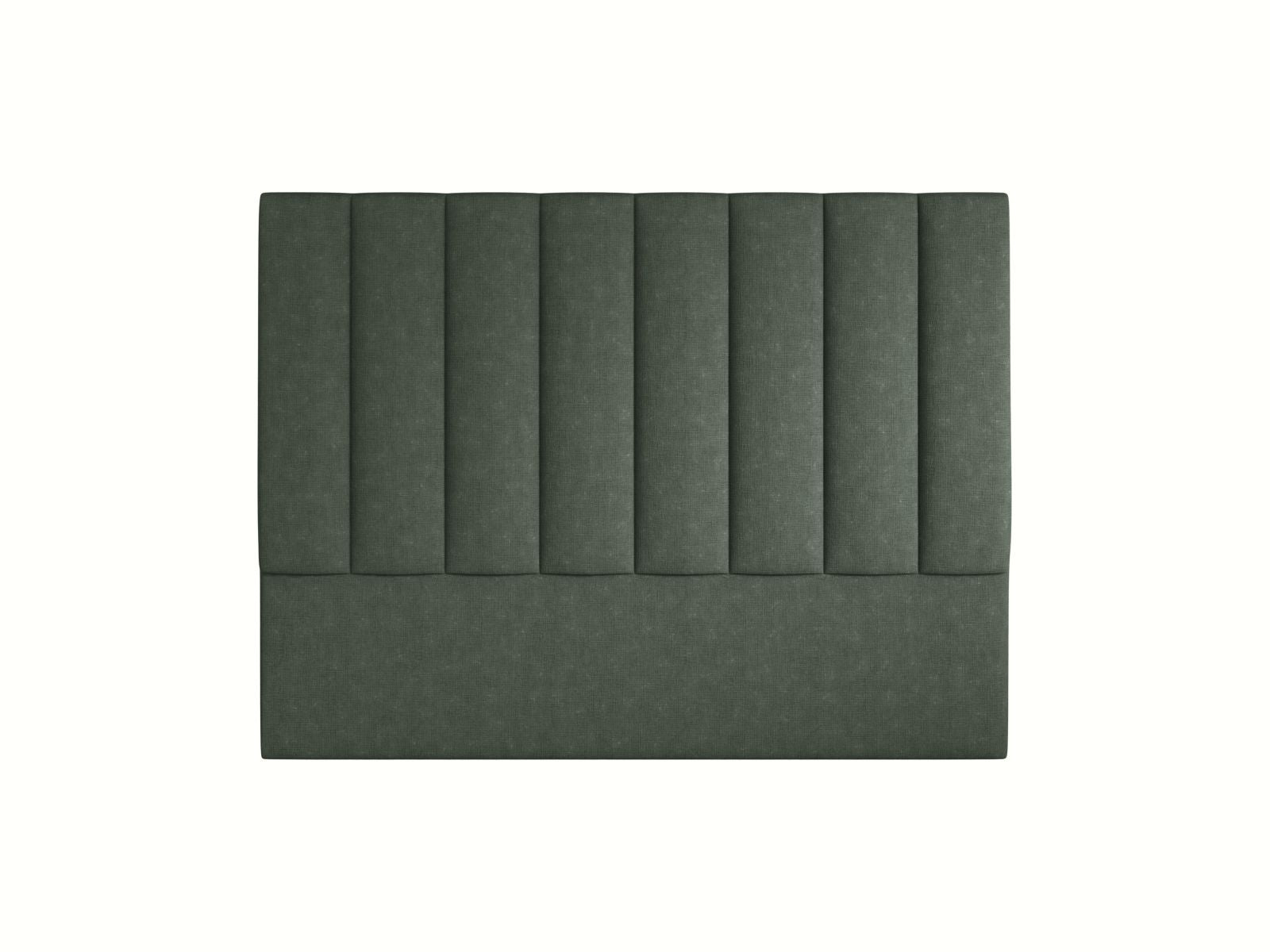 Elegantes Kopfteil Marl in einem sanften Moosgrün, 160 cm breit, ideal für ein modernes Schlafzimmerdesign.