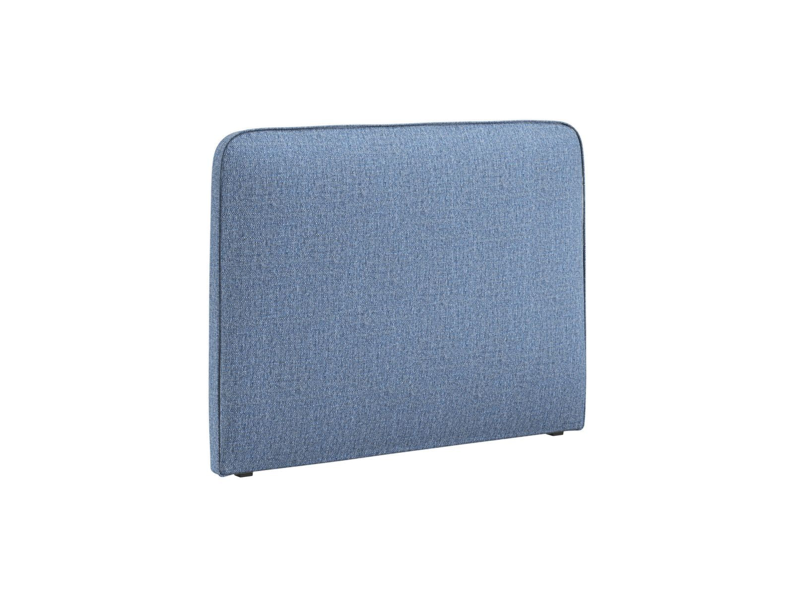 Elegantes Kopfteil Jamie in Dunkelblau, 160 cm breit, ideal für stilvolle Schlafzimmergestaltung. Hochwertige Verarbeitung von Micadoni.