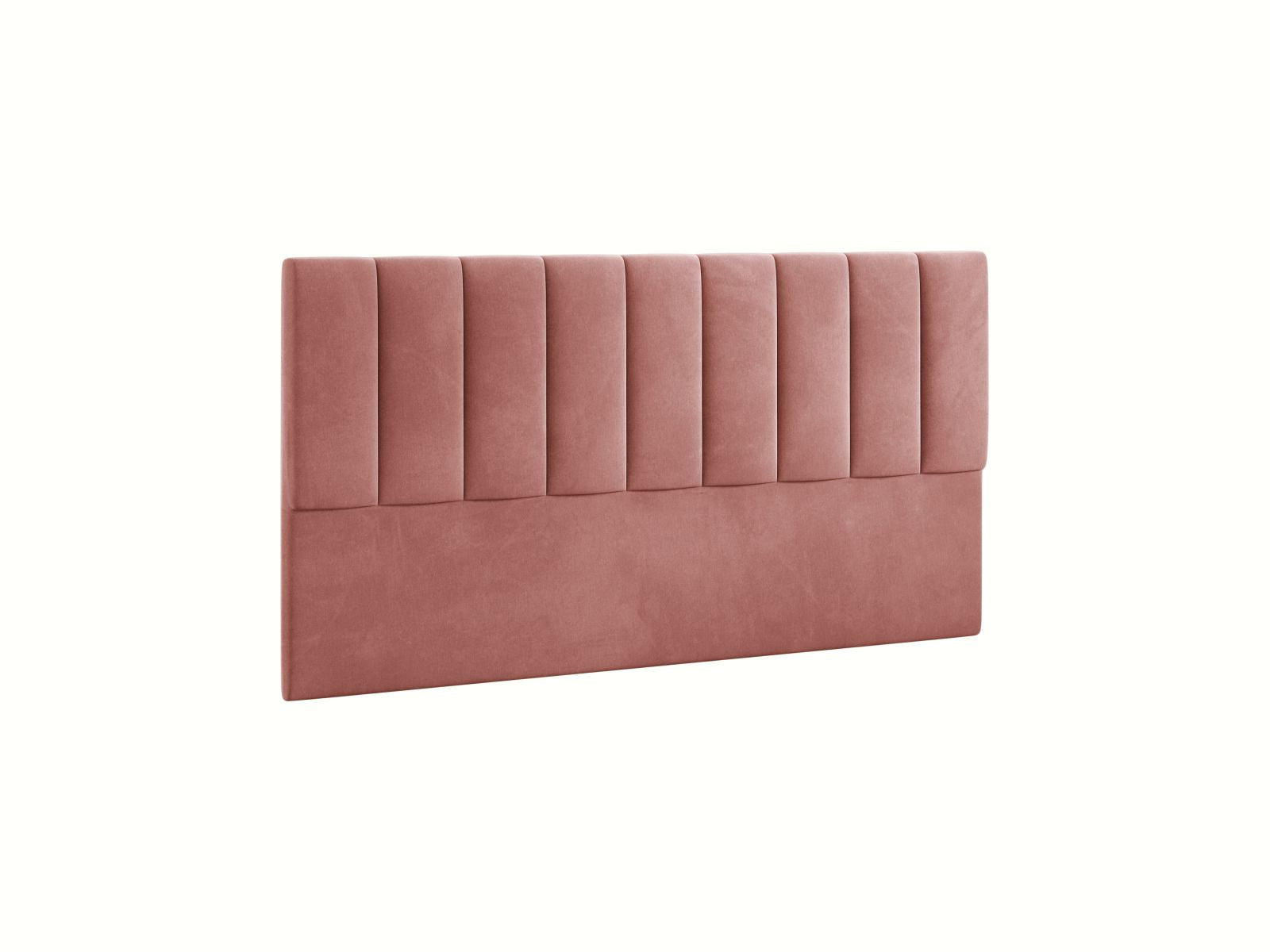 Elegantes Kopfteil Marl in 180 cm Breite, gefertigt aus hochwertigem Pink-Magic Velvet, ideal für stilvolle Schlafzimmergestaltung.