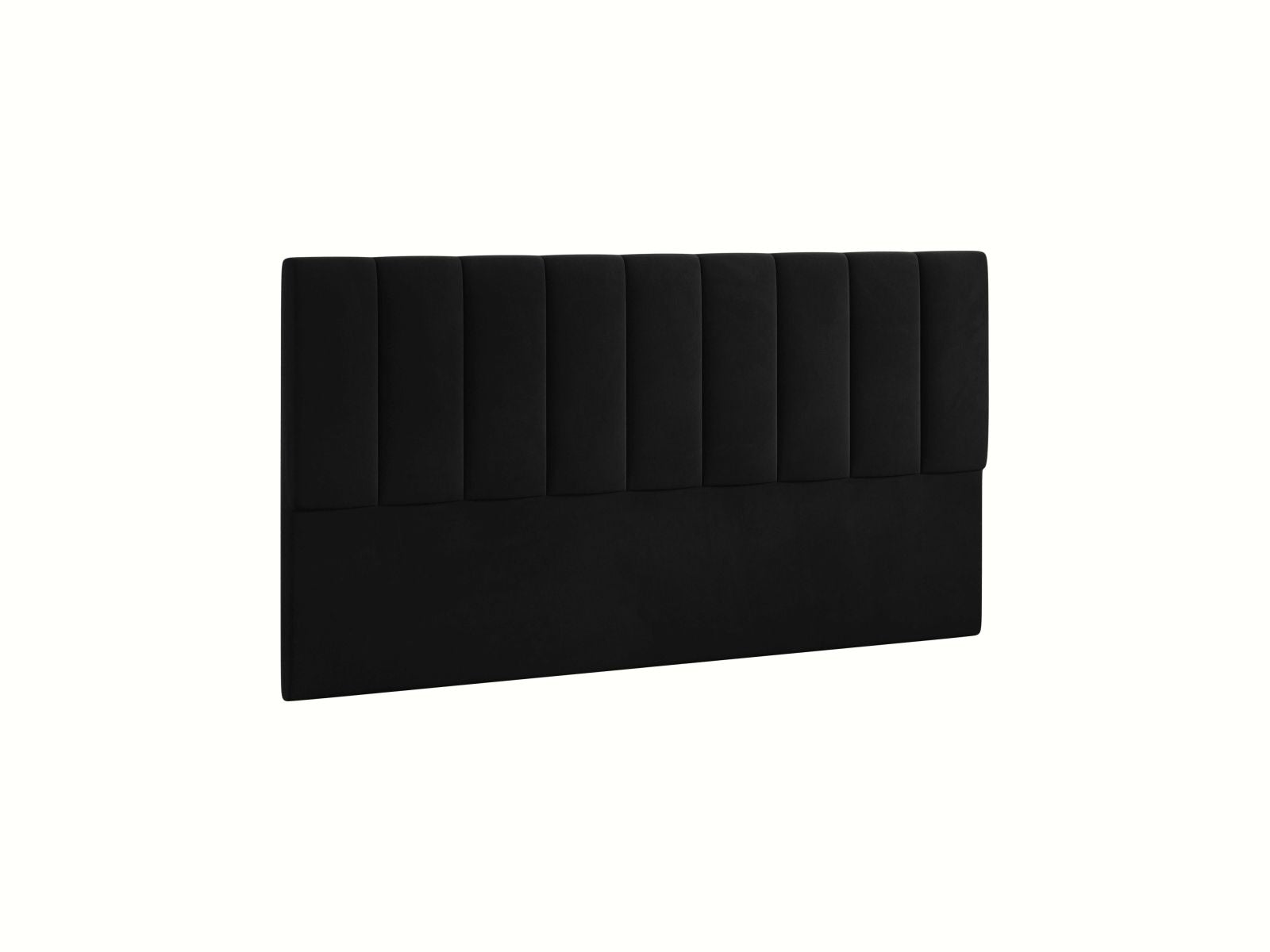 Elegantes Kopfteil Marl in 180 cm aus luxuriösem Black-Magic Velvet, ideal für stilvolle Schlafzimmergestaltung.