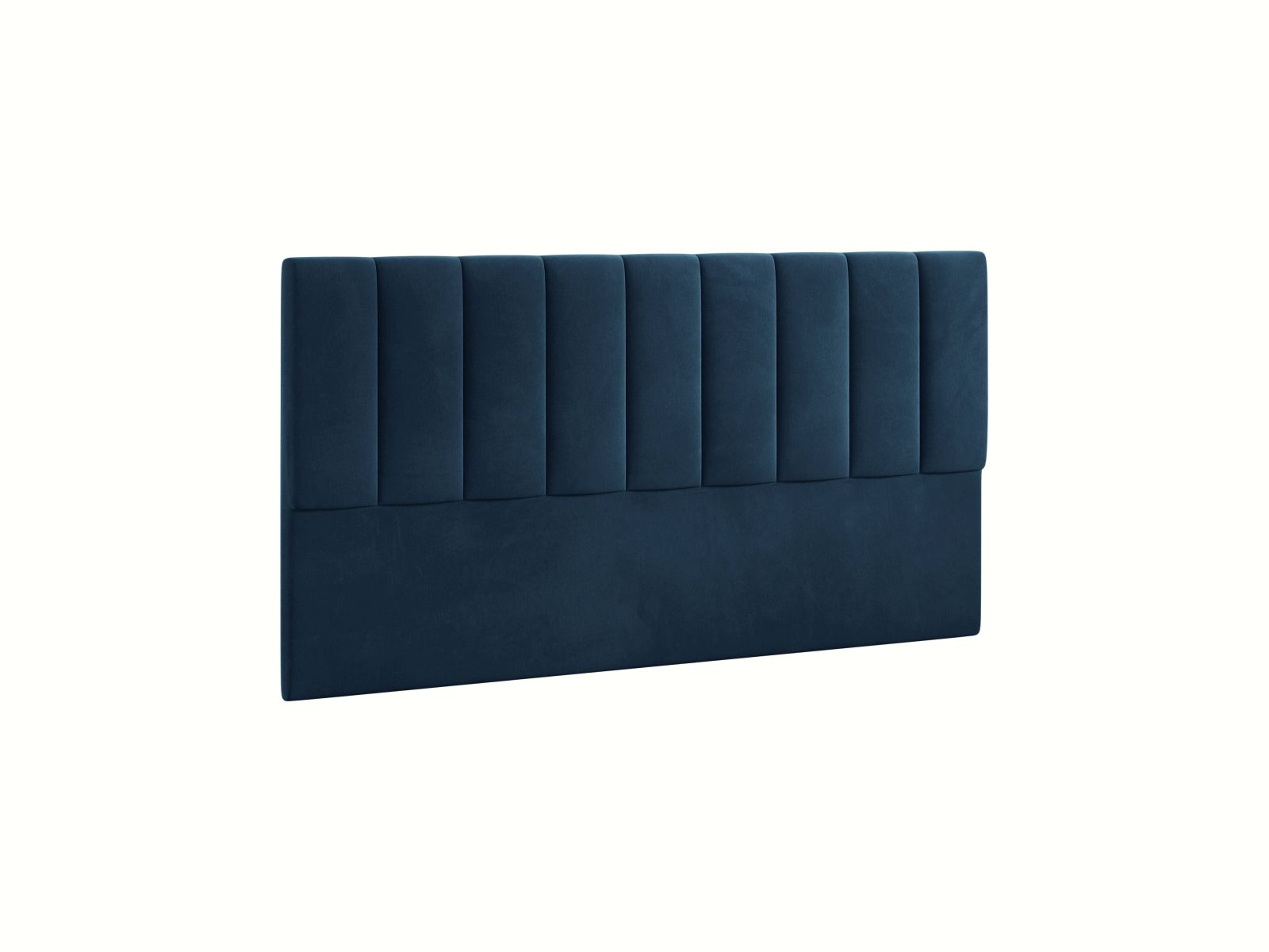 Elegantes Kopfteil Marl in 180 cm Breite, gefertigt aus hochwertigem Magic Velvet in Navy Blue, ideal für stilvolle Schlafzimmergestaltung.