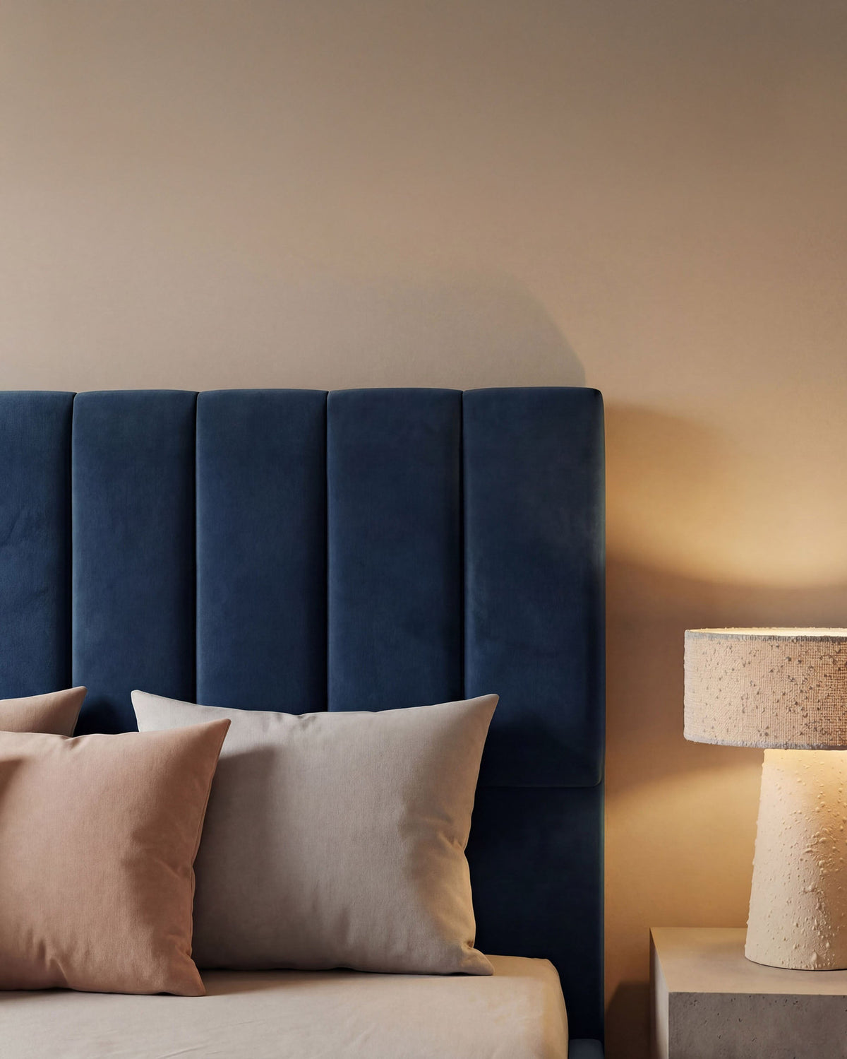 Kopfteil Marl 180cm in Dark Beige-Eden präsentiert im Onlineshop von KAQTU Design AG. Kopfteile ist von Micadoni