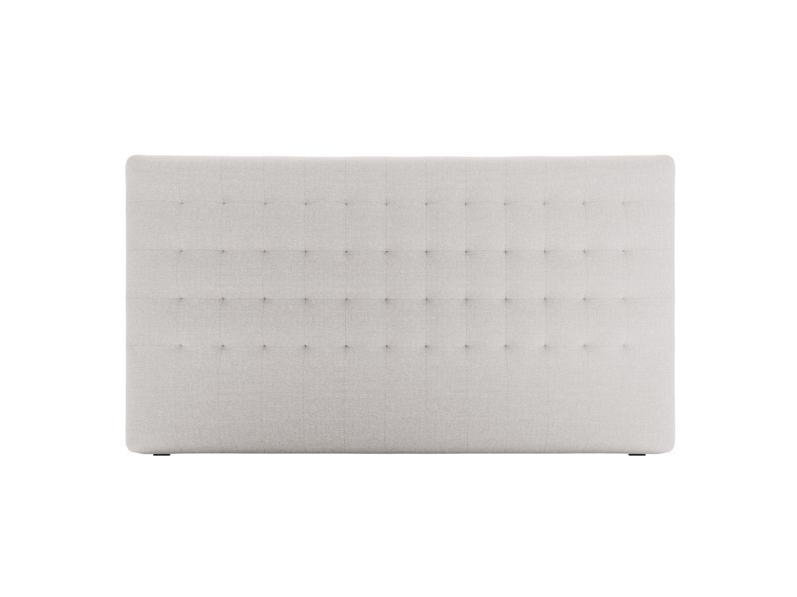 Modernes Kopfteil Nova 180cm in zartem Hellgrau, perfekt für eine elegante Schlafzimmeratmosphäre, erhältlich bei Micadoni.