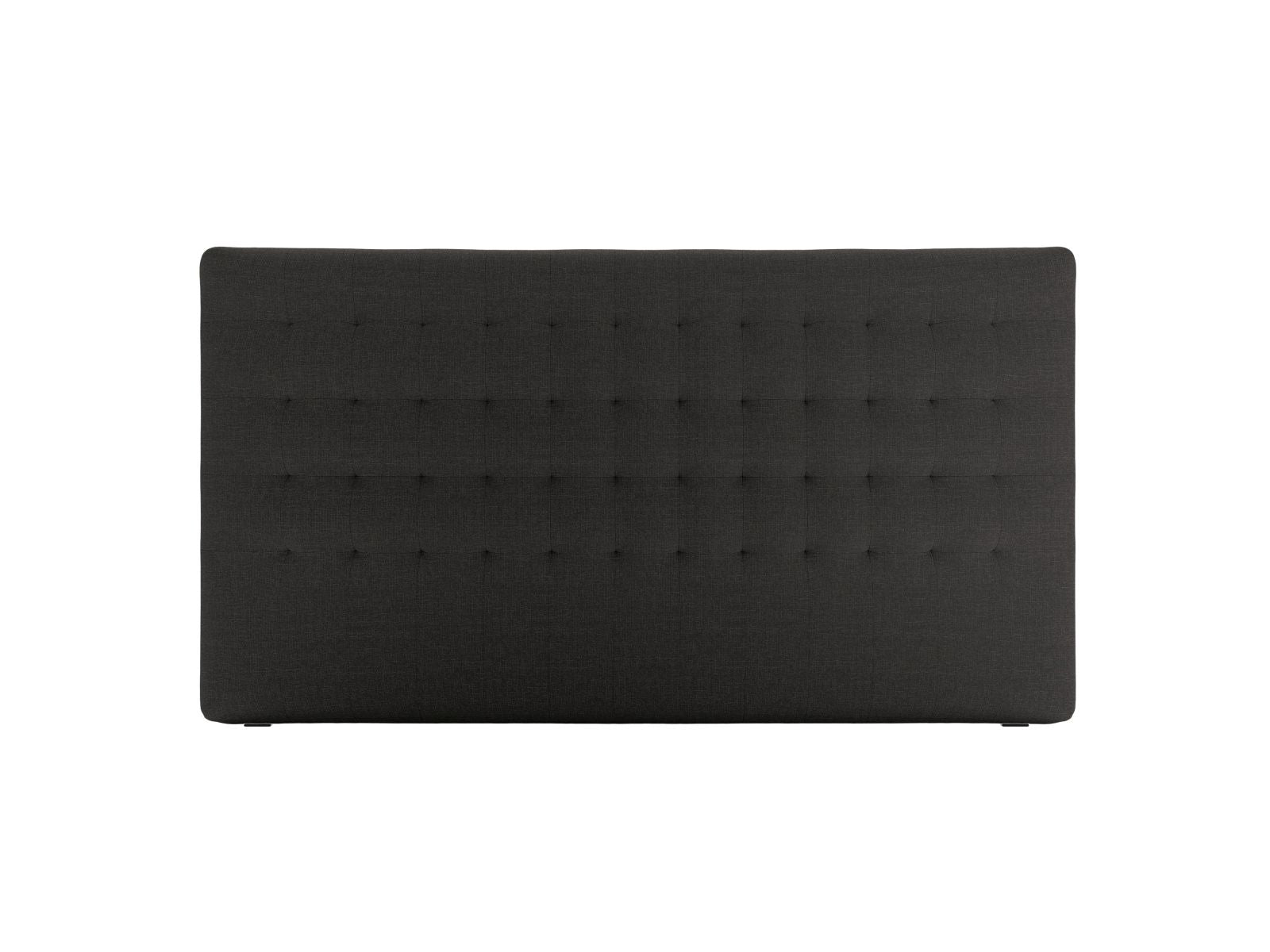 Elegantes Kopfteil Nova 180cm in modernem Schwarz, ideal für ein stilvolles und komfortables Schlafzimmerambiente.