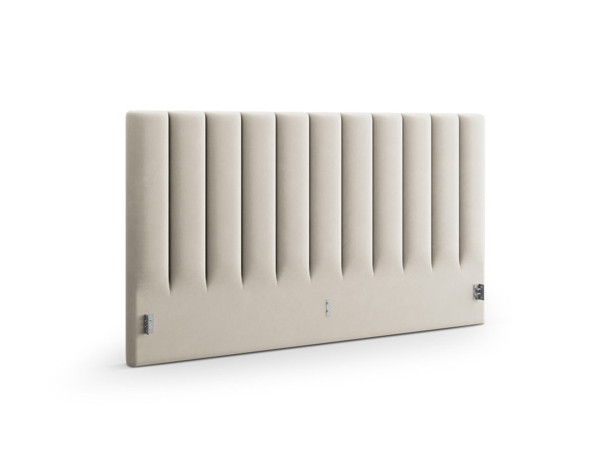 Kopfteil Allison 190cm in Dark Beige-Bluvel präsentiert im Onlineshop von KAQTU Design AG. Kopfteile ist von Micadoni