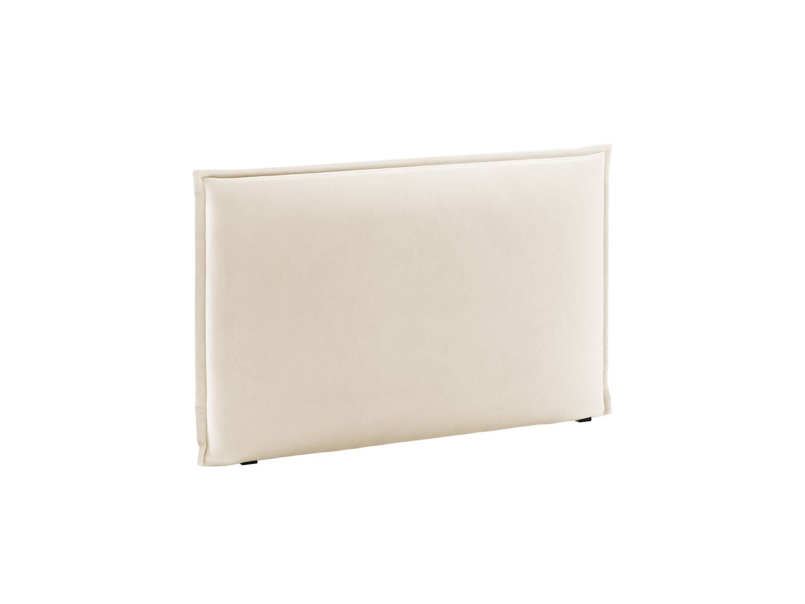 Stilvolles Kopfteil Monica in sanftem Beige, 180 cm breit, perfekt für ein modernes Schlafzimmerambiente, erhältlich bei KAQTU.