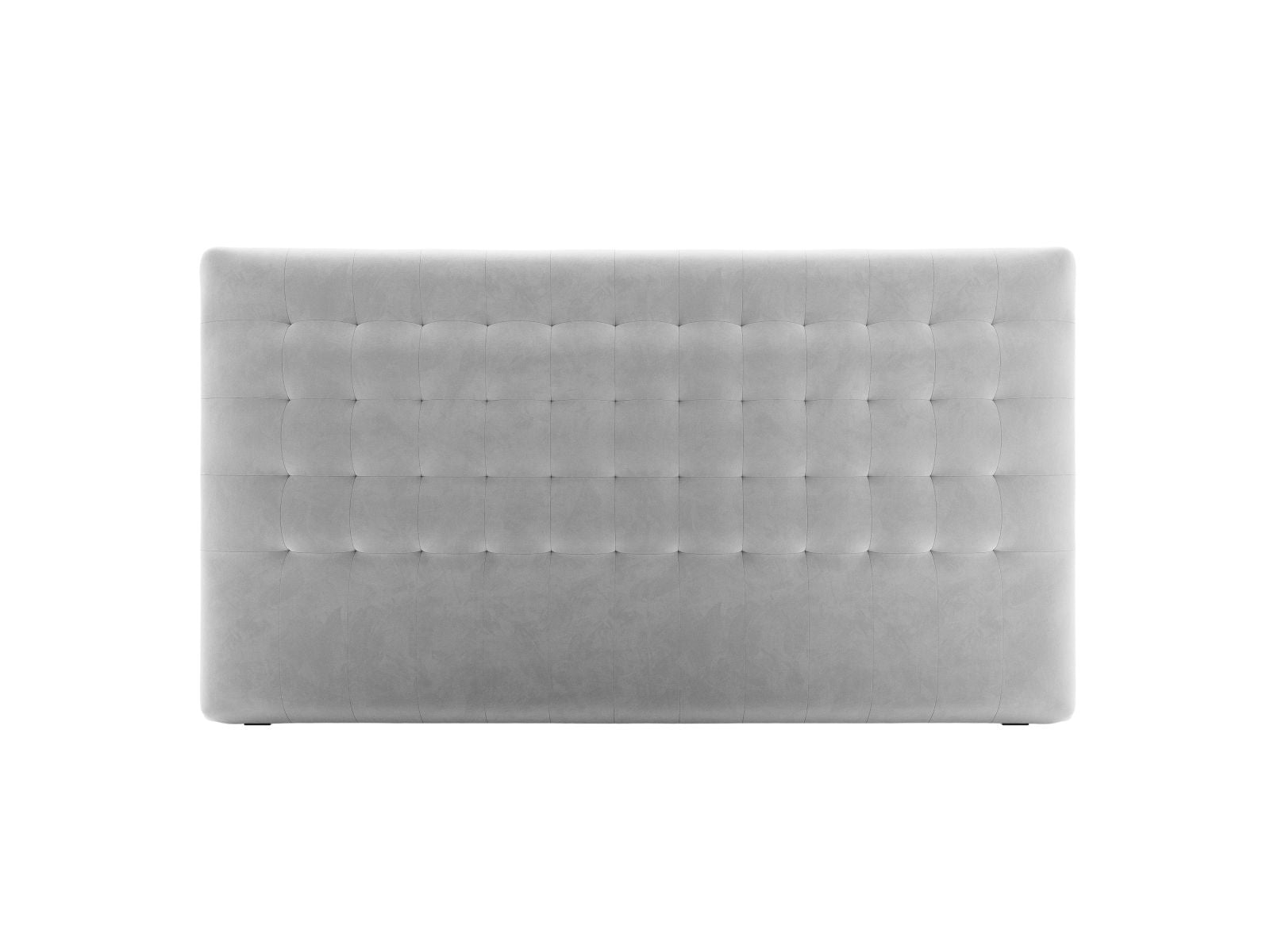 Elegantes Kopfteil Nova in sanftem Hellgrau, 180 cm breit, ideal für stilvolle Schlafzimmergestaltung von Micadoni.