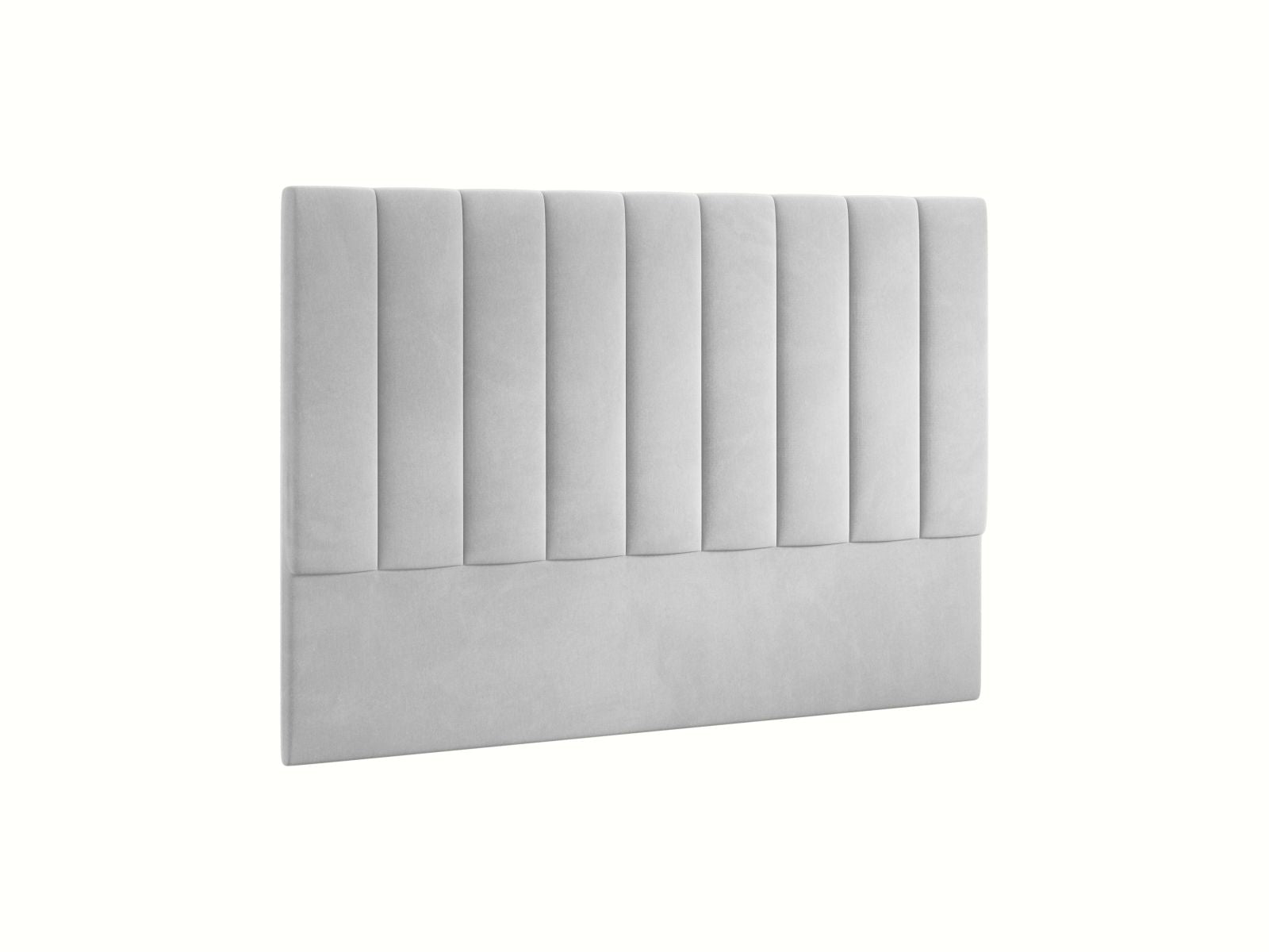 Stilvolles Kopfteil Marl in 180 cm Breite, aus edlem Light Grey-Magic Velvet, perfekt für moderne Schlafzimmer und gemütliche Akzente.