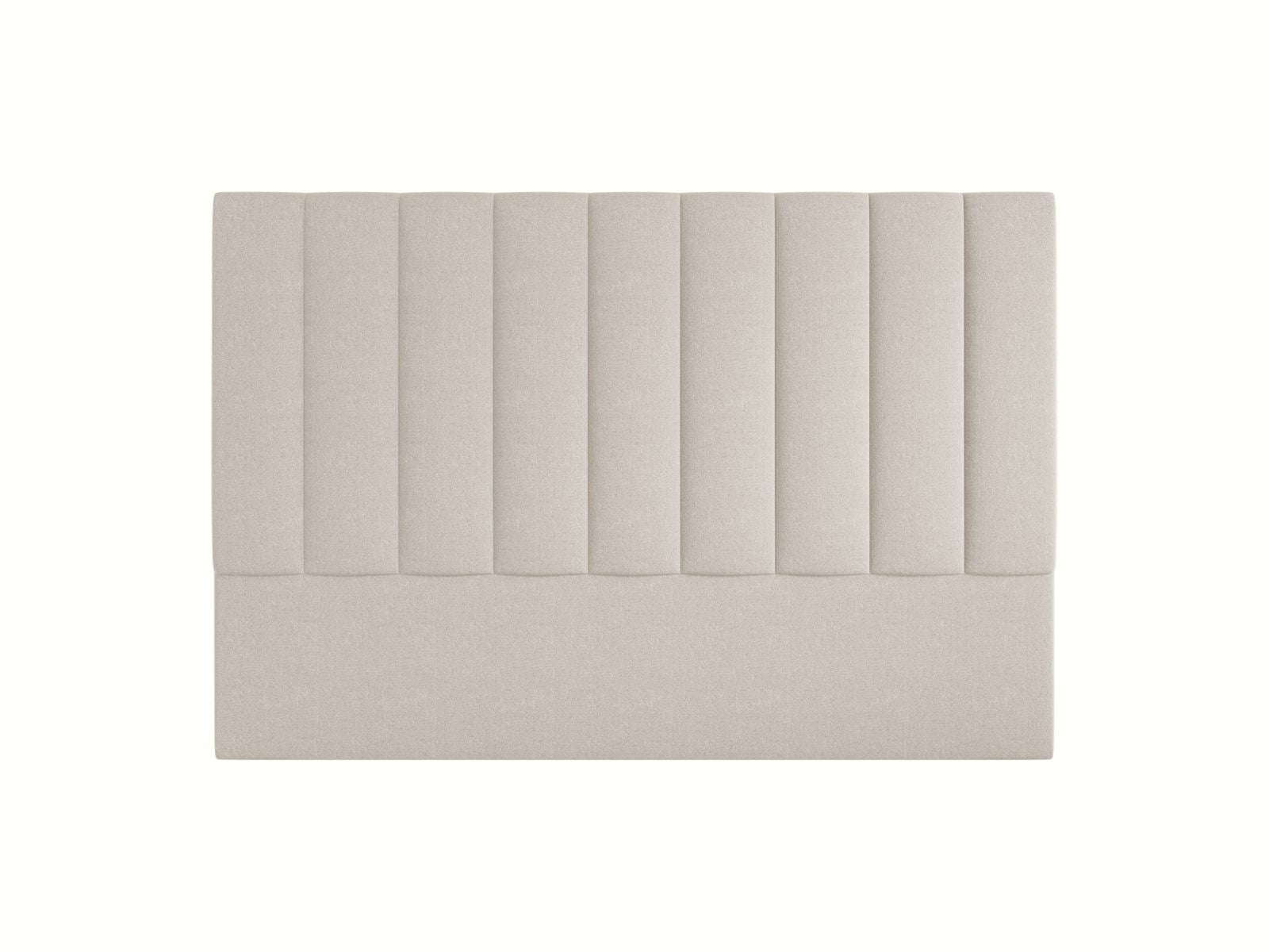 Elegantes Kopfteil Marl in sanftem Dunkelbeige, 180 cm breit, ideal für ein modernes Schlafzimmer und harmonische Einrichtungselemente.
