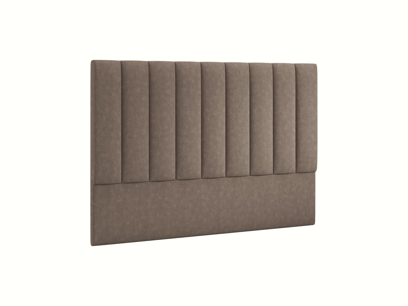 Stilvolles Kopfteil Marl von Micadoni, 180 cm, in edlem Cappuccino-Liberty Design, ideal für eine moderne Schlafzimmergestaltung.