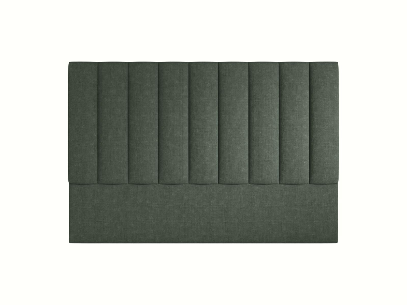 Elegantes Kopfteil Marl in 180 cm Breite, in modernem Moosgrün, ideal für ein stilvolles und gemütliches Schlafzimmerdesign.