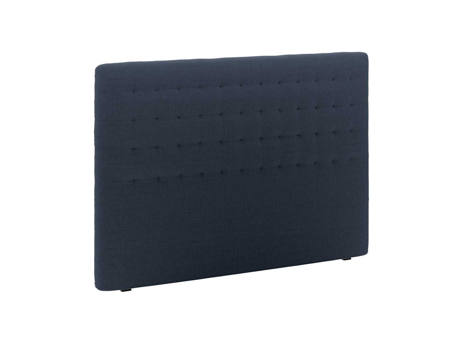 Elegantes Kopfteil Nova 180cm in tiefem Navy Blue, ideal für stilvolle Schlafzimmergestaltung, erhältlich bei KAQTU Design AG.