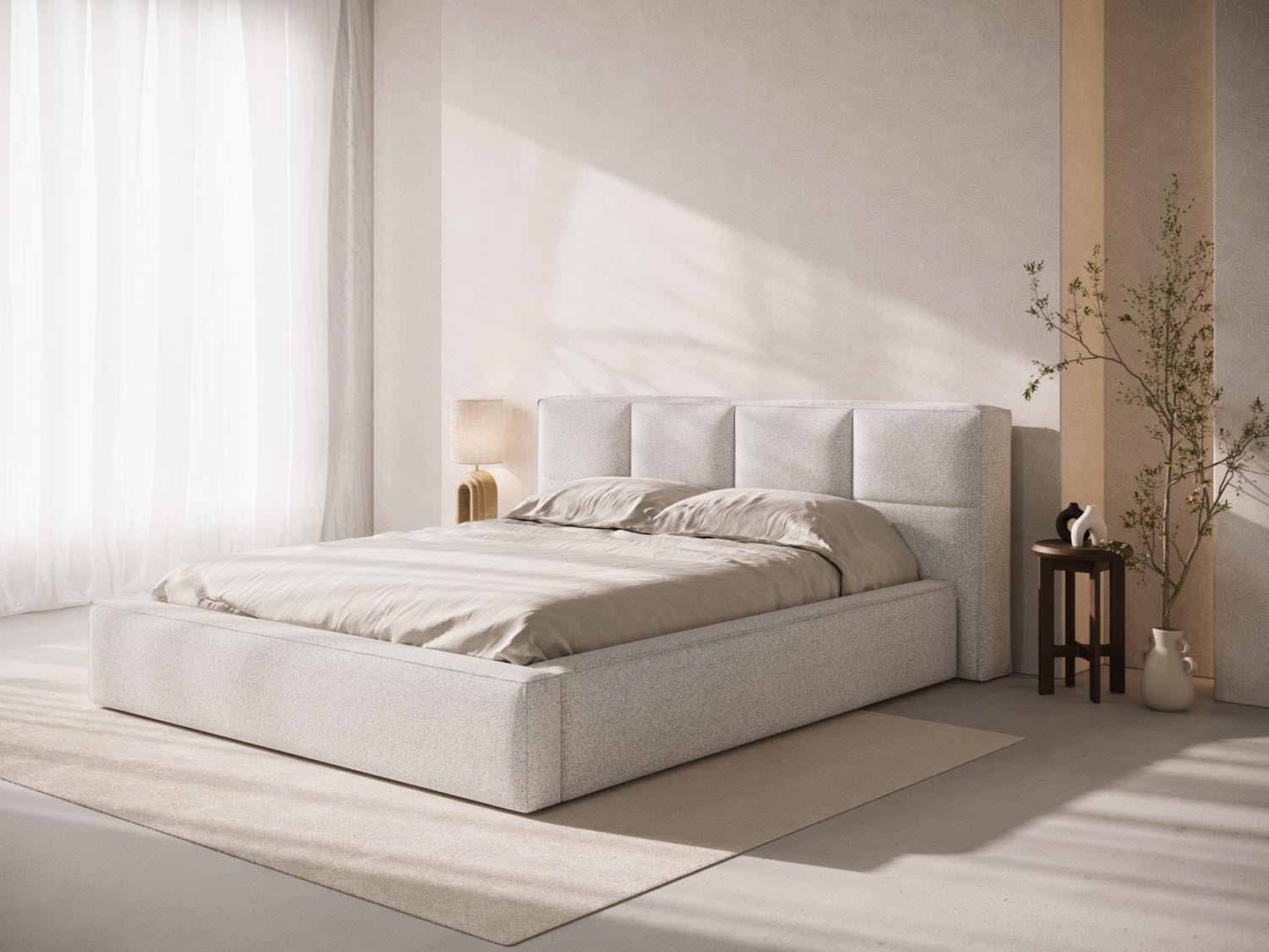 Entdecken Sie das Darren Kopfteil von Micadoni – stilvolles Design trifft auf höchsten Komfort. Perfekt für Ihr modernes Schlafzimmer!