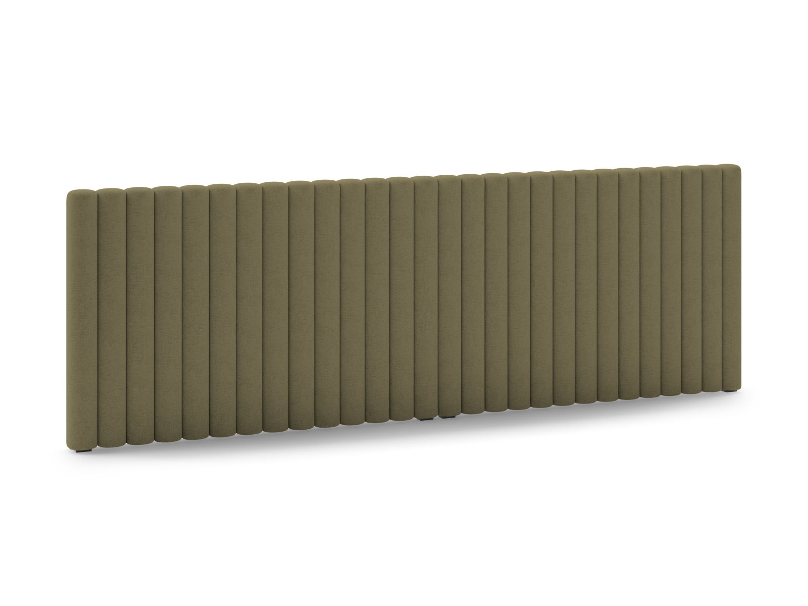 Elegantes Kopfteil Mistero in 280 cm, stilvolles Design in Green-Moly, ideal für moderne Schlafzimmer, erhältlich bei KAQTU Design AG.