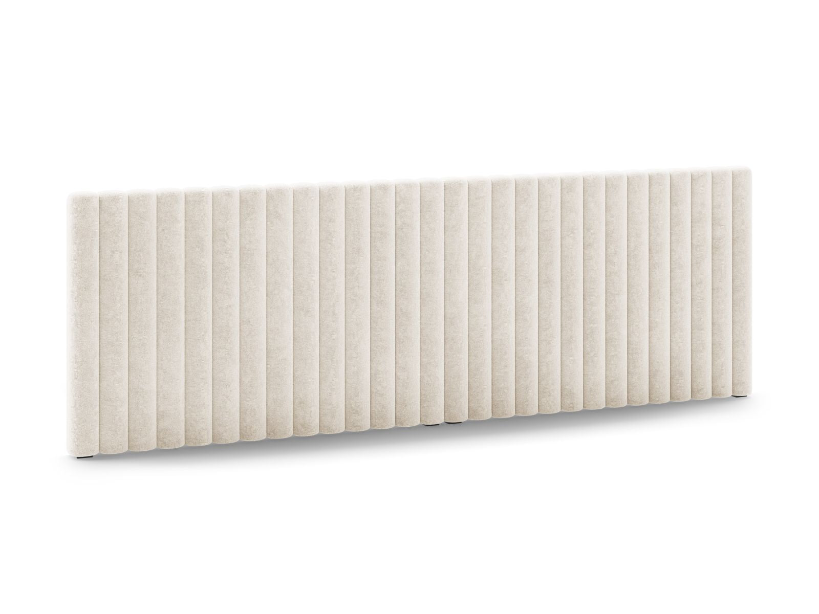 Elegantes Kopfteil Mistero in sanftem Light Beige, ideal für stilvolle Schlafzimmergestaltung. Hochwertige Verarbeitung von Micadoni.