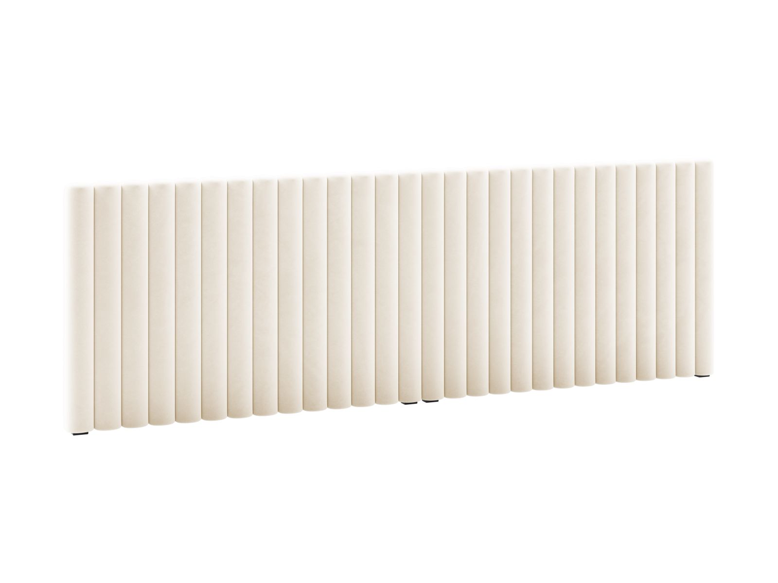 Elegantes Kopfteil Mistero in sanftem Beige, 280 cm breit, ideal für stilvolle Schlafzimmergestaltung. Hochwertige Verarbeitung von Micadoni.