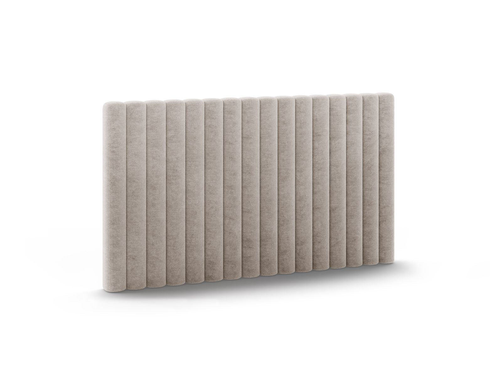 Elegantes Kopfteil Mistero in sanftem Beige, 160 cm breit, ideal für stilvolle Schlafzimmergestaltung von Micadoni.