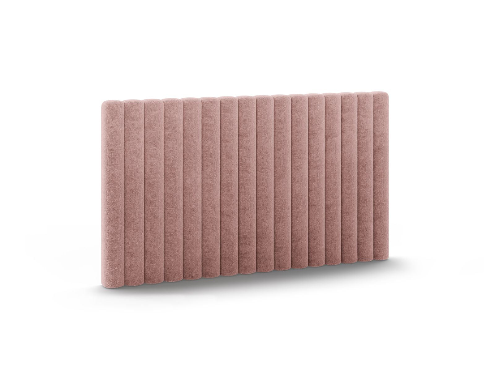 Elegantes Kopfteil Mistero in sanftem Pink, 160 cm breit, ideal für stilvolle Schlafzimmergestaltung von Micadoni.