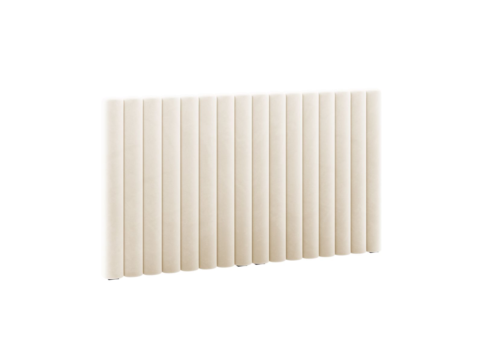 Elegantes Kopfteil Mistero in sanftem Beige, 160 cm breit, ideal für stilvolle Schlafzimmergestaltung. Hochwertige Verarbeitung von Micadoni.