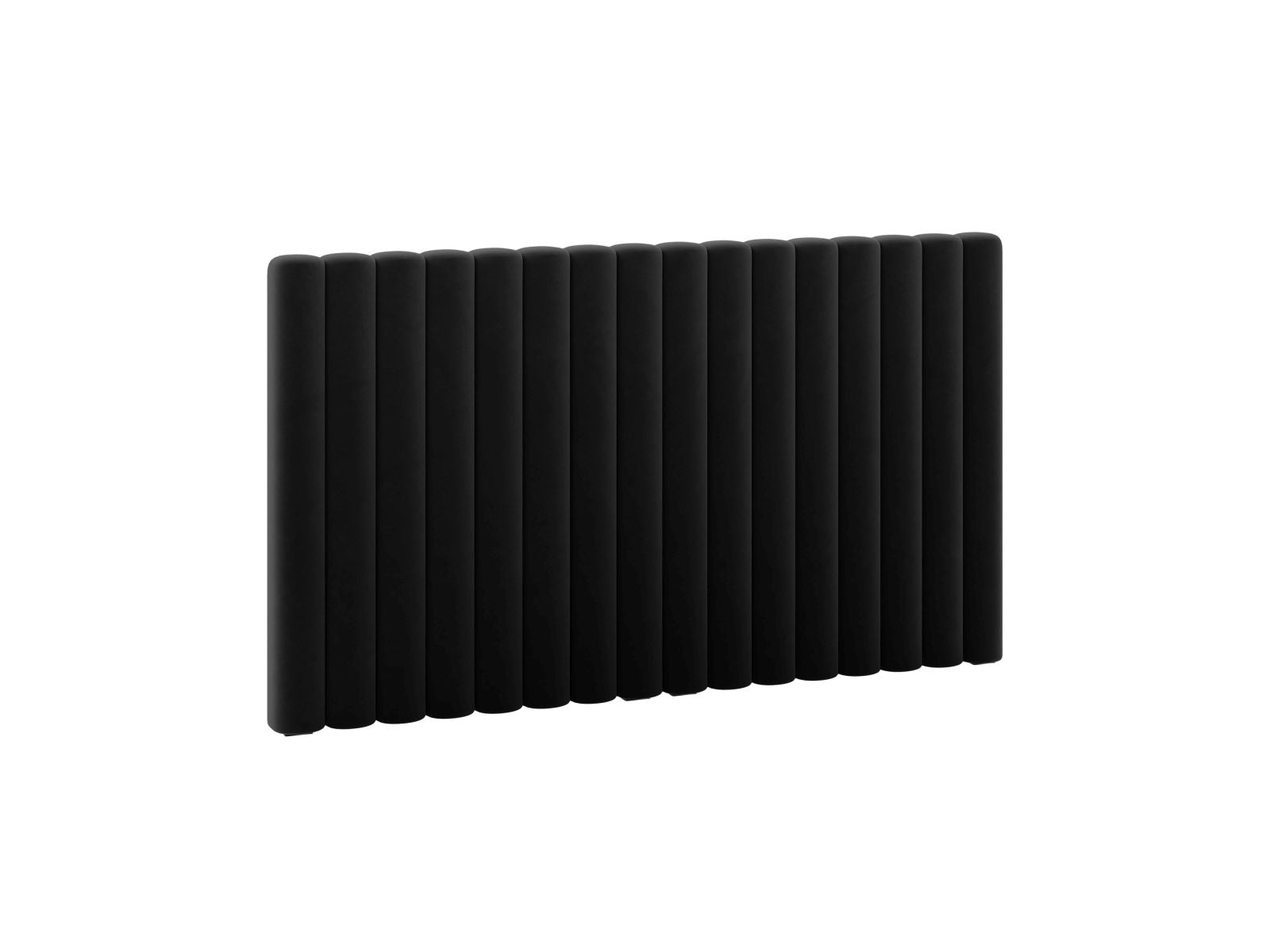 Elegantes Kopfteil Mistero in 160 cm Breite, stilvolles Design in Schwarz, ideal für moderne Schlafzimmer, erhältlich bei KAQTU Design AG.