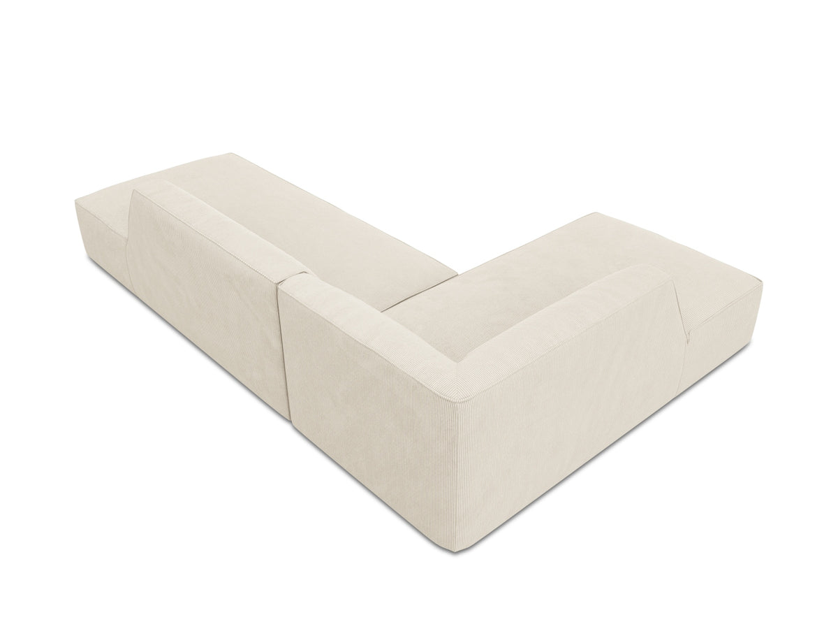 Ruby Modulares Ecksofa Open end links 4 Sitzer in Light Beige-Scala präsentiert im Onlineshop von KAQTU Design AG. Ecksofa links ist von Micadoni