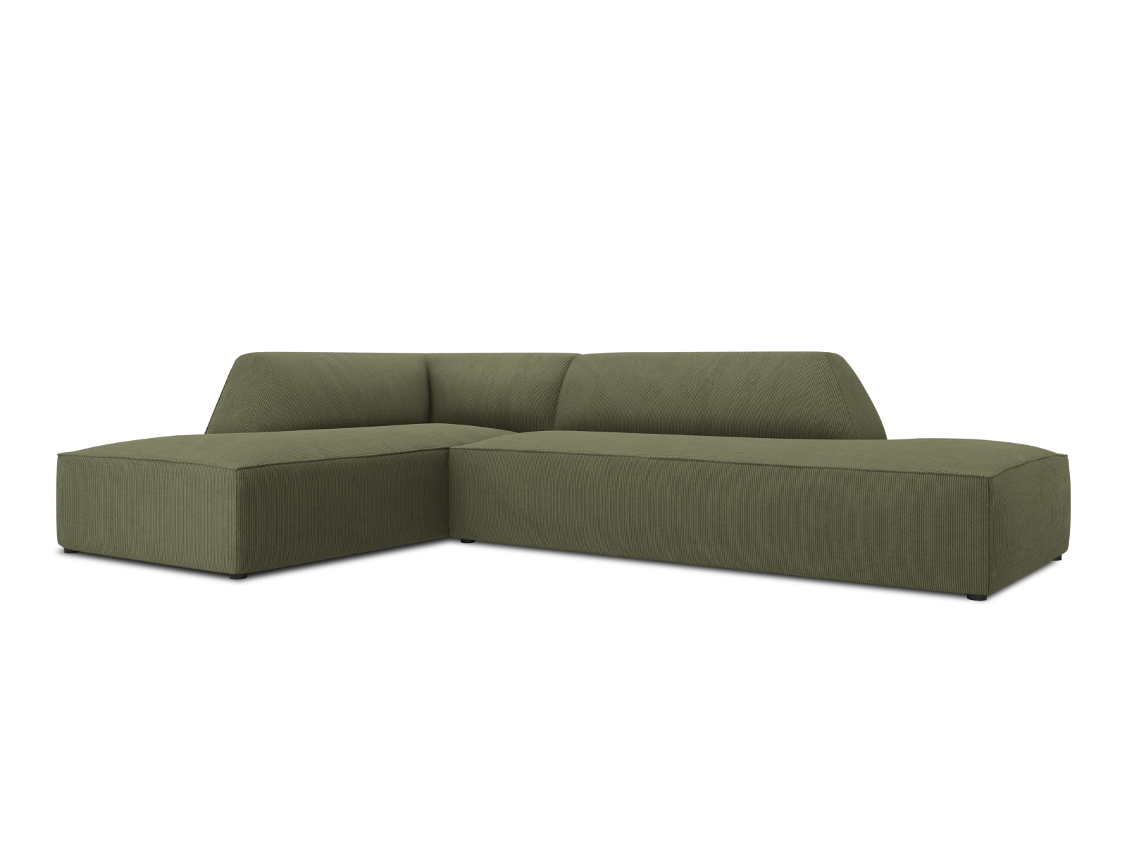 Ruby Modulares Ecksofa links 4 Sitzer in Green präsentiert im Onlineshop von KAQTU Design AG. Ecksofa links ist von Micadoni