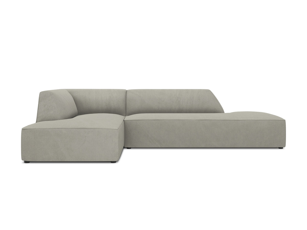 Ruby Modulares Ecksofa Open end links 4 Sitzer in Light Grey-Scala präsentiert im Onlineshop von KAQTU Design AG. Ecksofa links ist von Micadoni