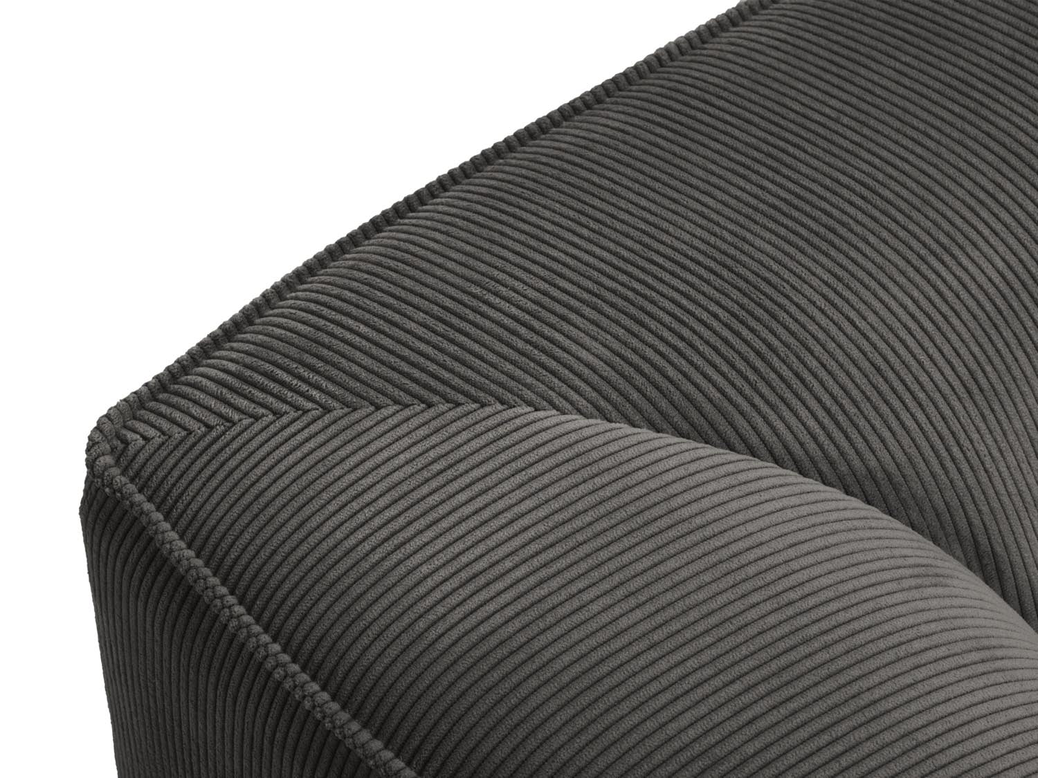 Ruby Modulares Ecksofa links 4 Sitzer in Dark Grey präsentiert im Onlineshop von KAQTU Design AG. Ecksofa links ist von Micadoni