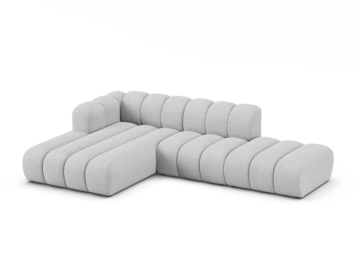 Lupine Modulares Ecksofa open links 5 Sitzer in Light Grey-Baloo präsentiert im Onlineshop von KAQTU Design AG. L-Sofa links ist von Micadoni