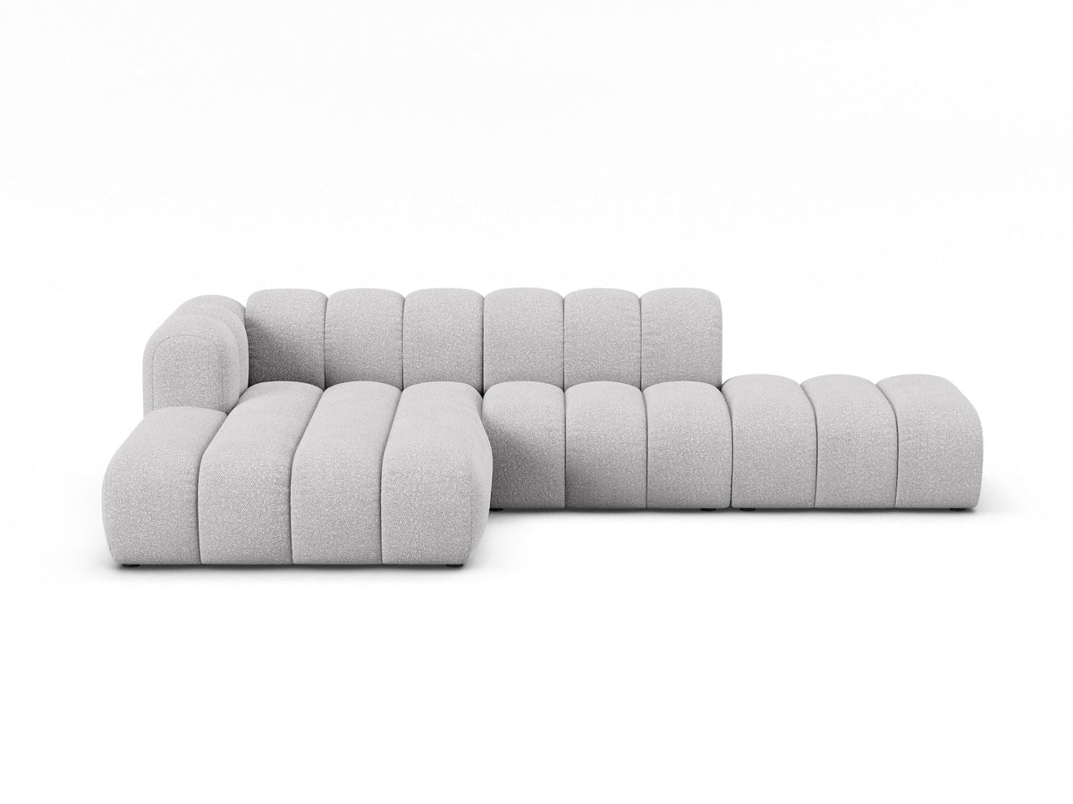 Lupine Modulares Ecksofa open links 5 Sitzer in Light Grey-Baloo präsentiert im Onlineshop von KAQTU Design AG. L-Sofa links ist von Micadoni
