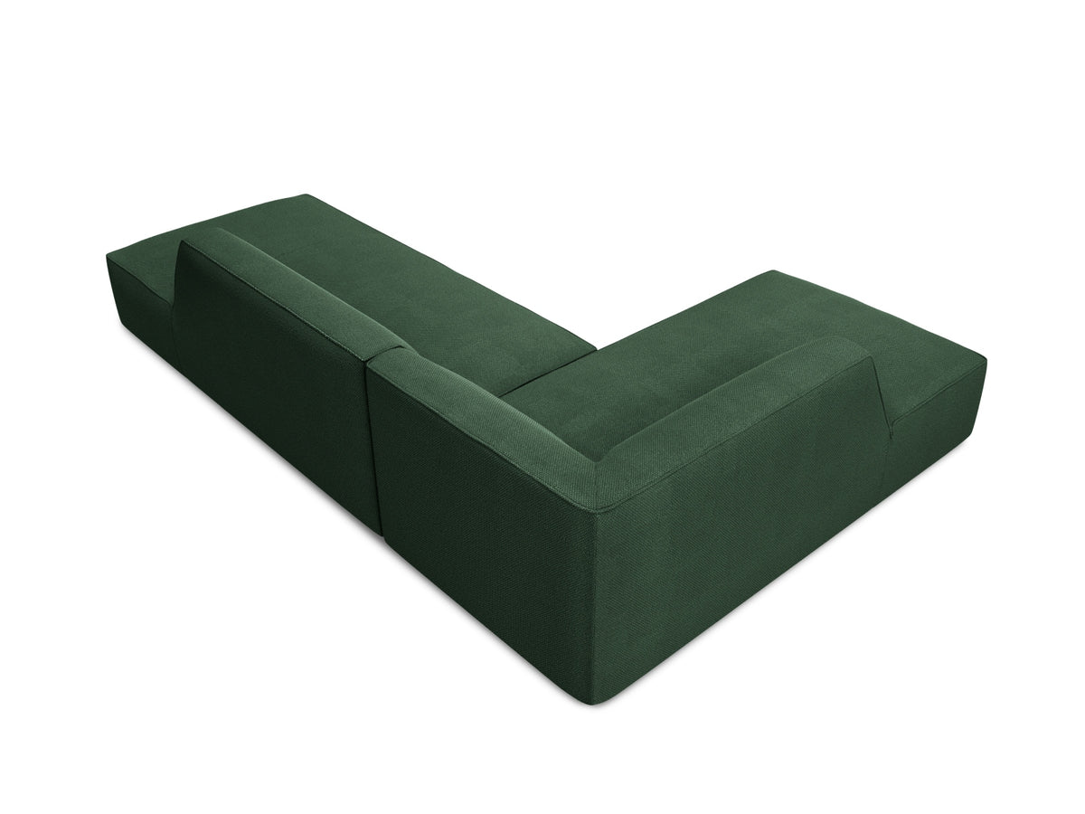Ruby Modulares Ecksofa Open end links 4 Sitzer in Green-Ottawa präsentiert im Onlineshop von KAQTU Design AG. Ecksofa links ist von Micadoni