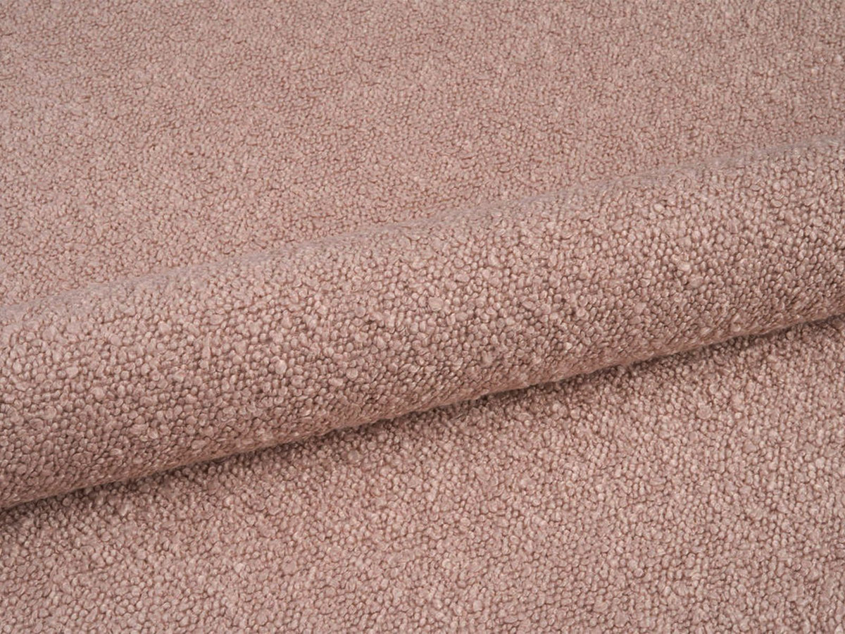 Jodie Boucle modulares Ecksofa links 4 Sitzer in Powder Pink-Baloo präsentiert im Onlineshop von KAQTU Design AG. Ecksofa links ist von Micadoni