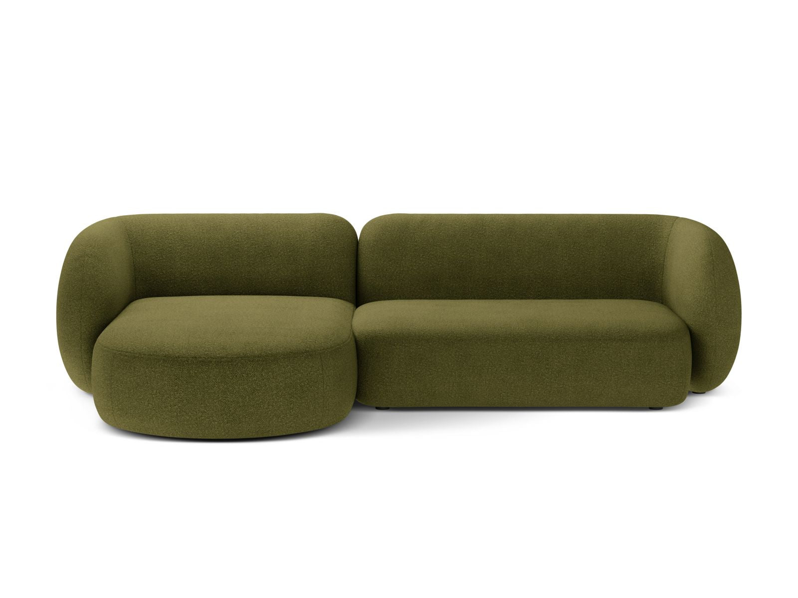3-Sitzer Modular Ecksofa links Kate in Dark Olive Green-Baloo präsentiert im Onlineshop von KAQTU Design AG. Ecksofa links ist von Micadoni