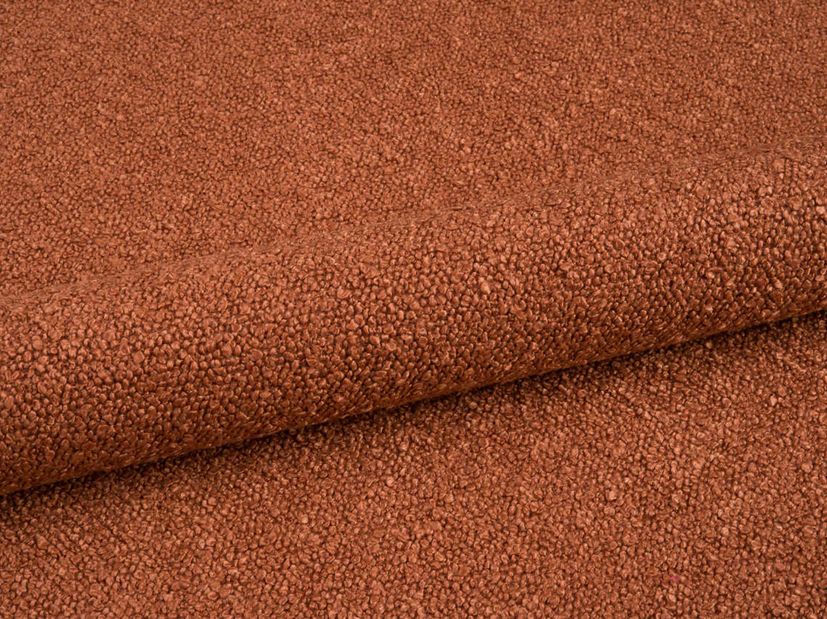 Molino Boucle Ecksofa links 4 Sitzer in Terracotta-Baloo präsentiert im Onlineshop von KAQTU Design AG. L-Sofa links ist von Micadoni