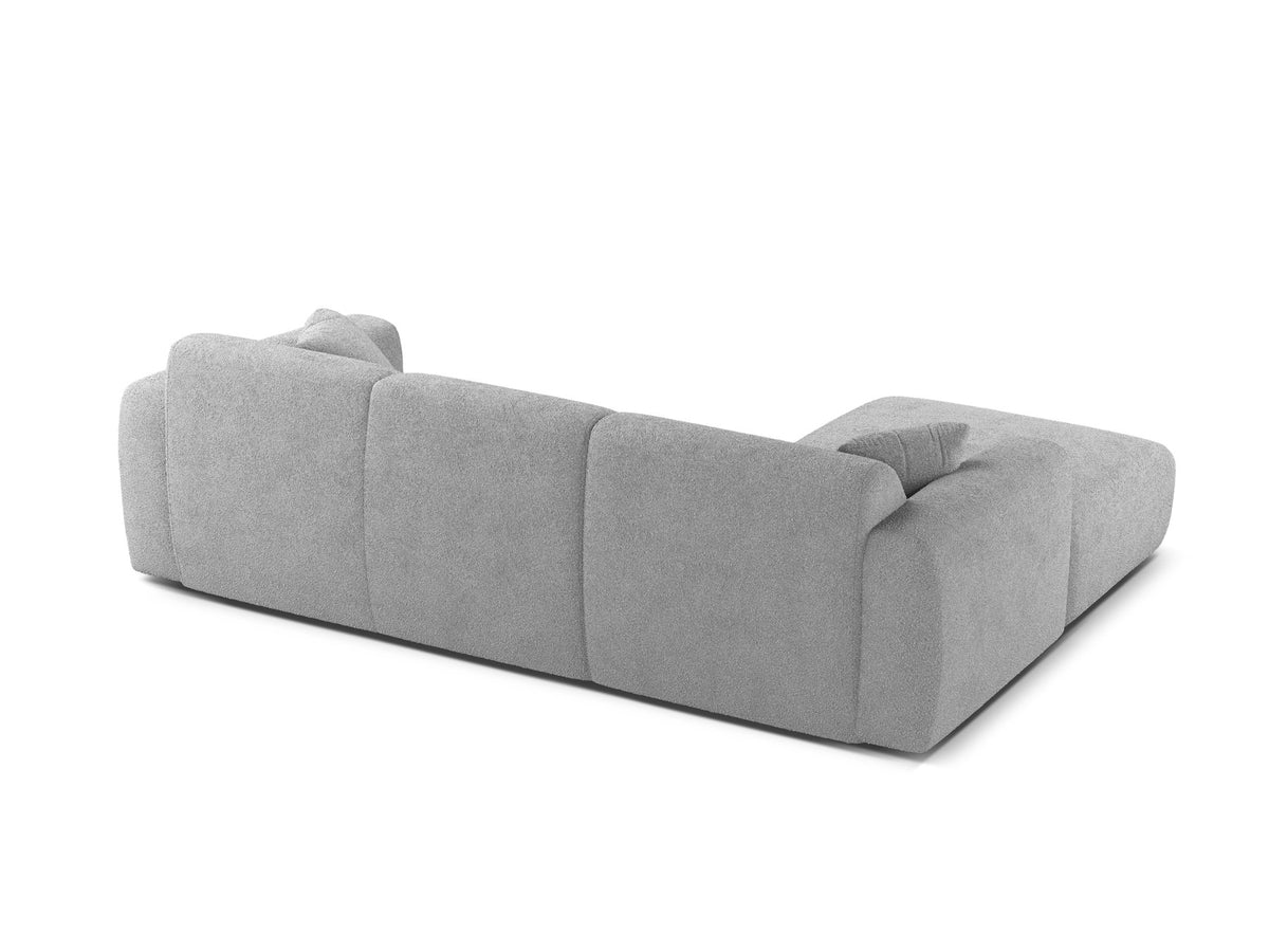 Molino Boucle Ecksofa links 4 Sitzer in Light Grey-Baloo präsentiert im Onlineshop von KAQTU Design AG. L-Sofa links ist von Micadoni