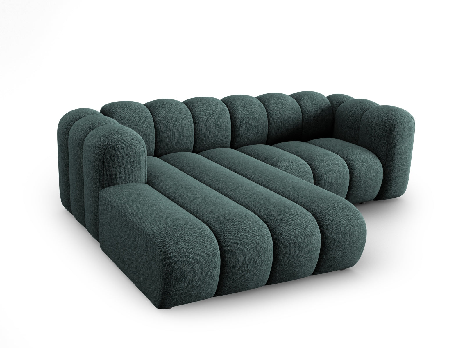 Lupine Modulares Ecksofa links 3 Sitzer in Petrol präsentiert im Onlineshop von KAQTU Design AG. Ecksofa links ist von Micadoni