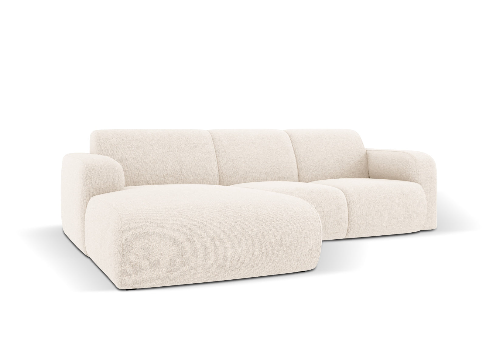 Molino Ecksofa links 4 Sitzer in Light Beige präsentiert im Onlineshop von KAQTU Design AG. Ecksofa links ist von Micadoni