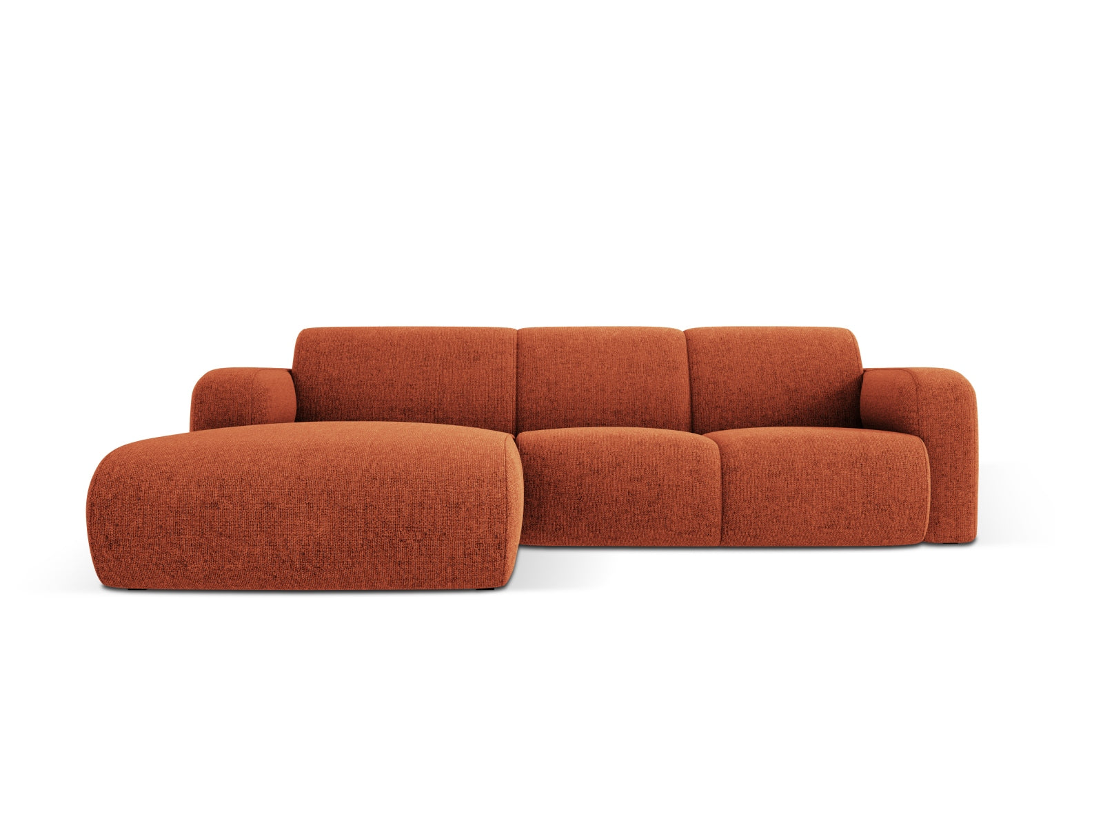 Molino Ecksofa links 4 Sitzer in Terracotta präsentiert im Onlineshop von KAQTU Design AG. Ecksofa links ist von Micadoni
