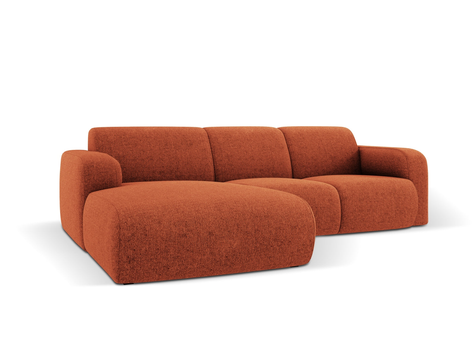 Molino Ecksofa links 4 Sitzer in Terracotta präsentiert im Onlineshop von KAQTU Design AG. Ecksofa links ist von Micadoni