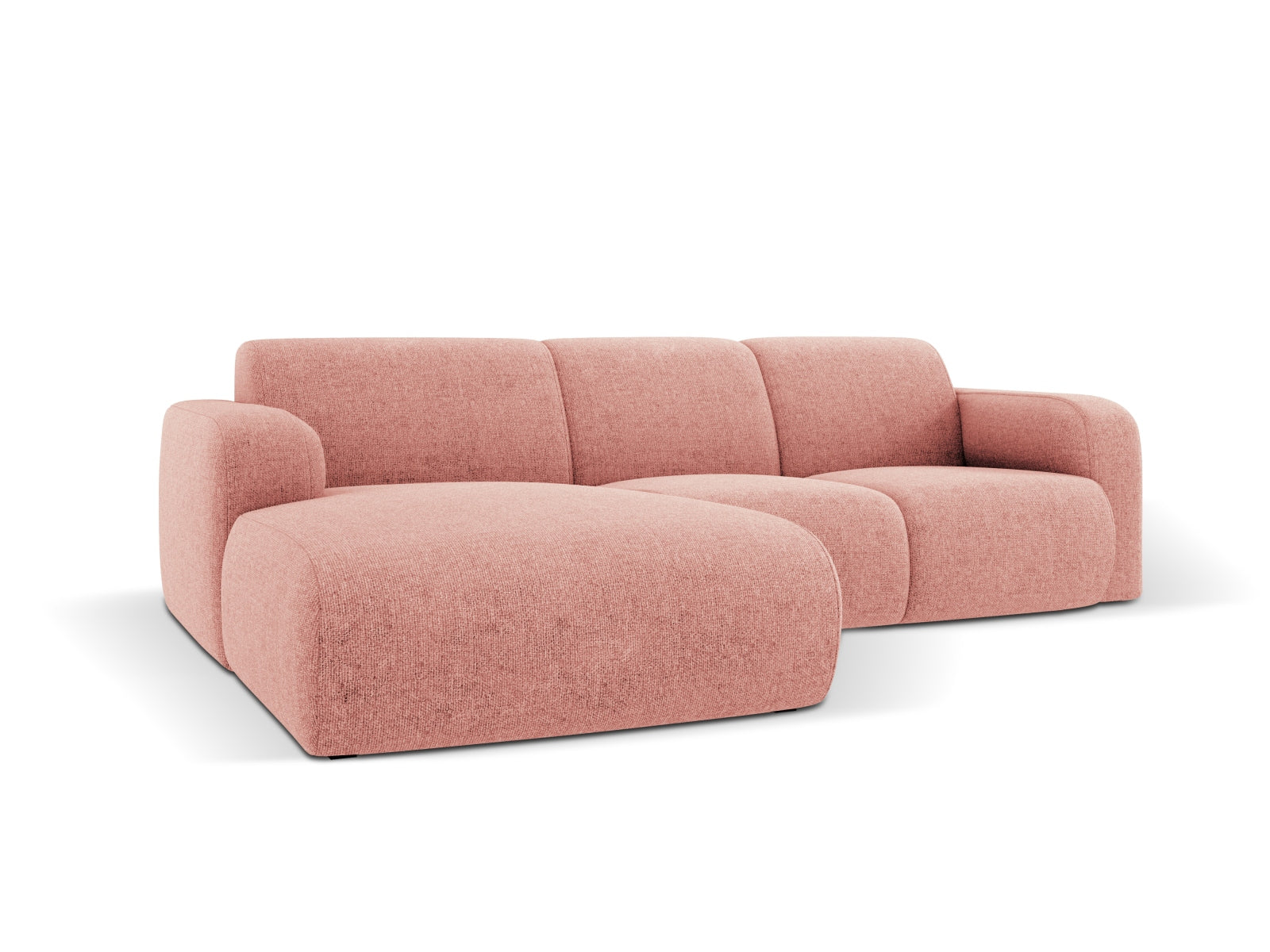 Molino Ecksofa links 4 Sitzer in Pink präsentiert im Onlineshop von KAQTU Design AG. Ecksofa links ist von Micadoni