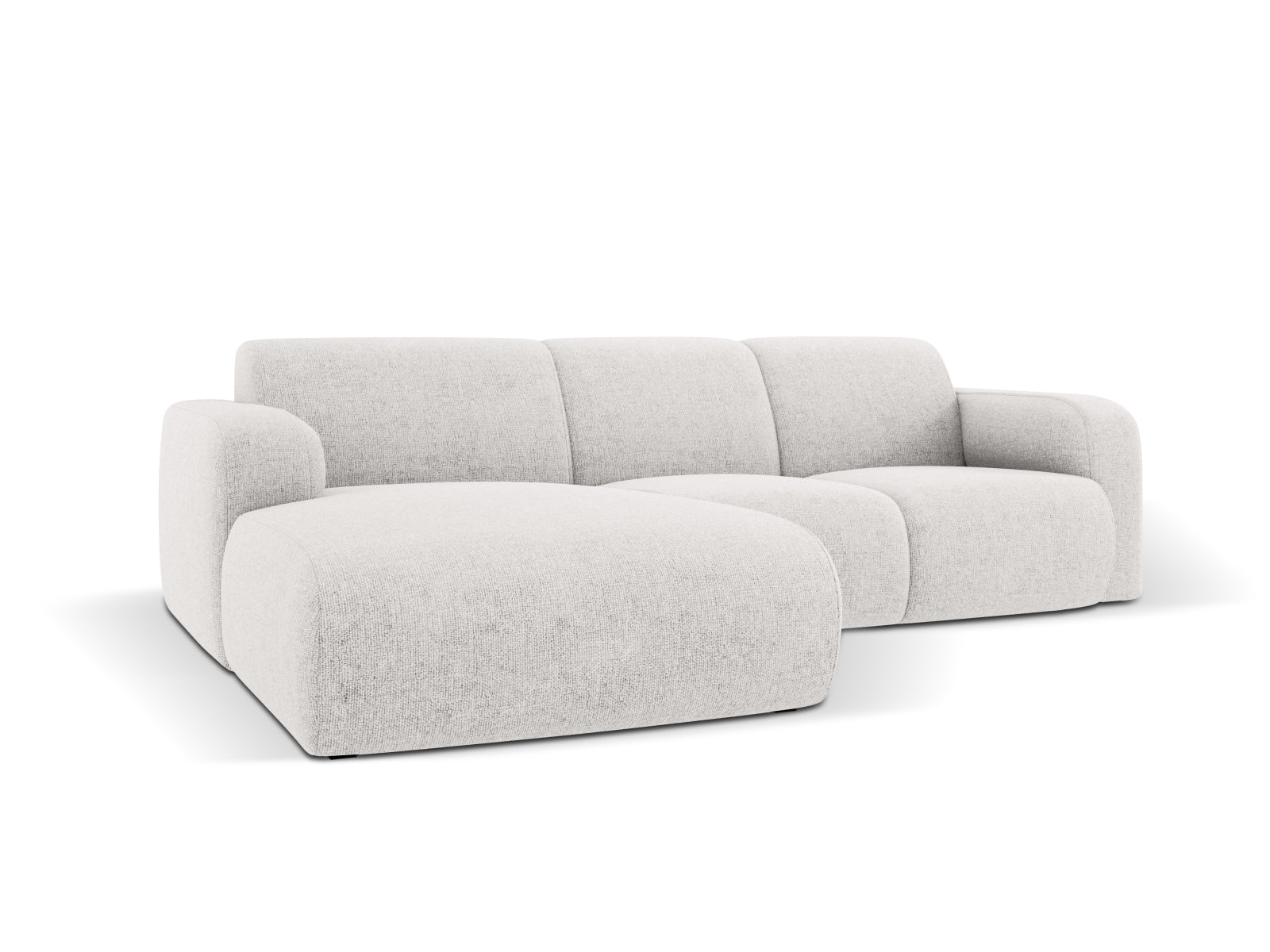 Molino Ecksofa links 4 Sitzer in Light Grey präsentiert im Onlineshop von KAQTU Design AG. Ecksofa links ist von Micadoni