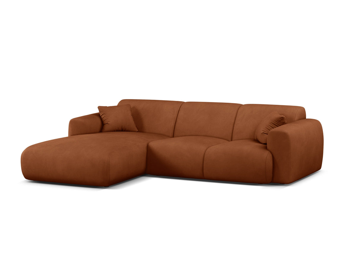 Molino Ecksofa links 4 Sitzer in Orange-Rebel präsentiert im Onlineshop von KAQTU Design AG. L-Sofa links ist von Micadoni