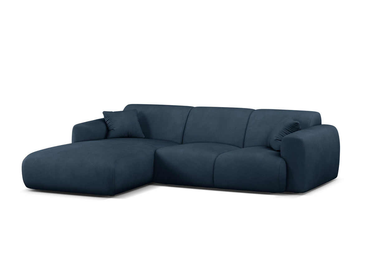 Molino Ecksofa links 4 Sitzer in Royal Blue-Rebel präsentiert im Onlineshop von KAQTU Design AG. L-Sofa links ist von Micadoni