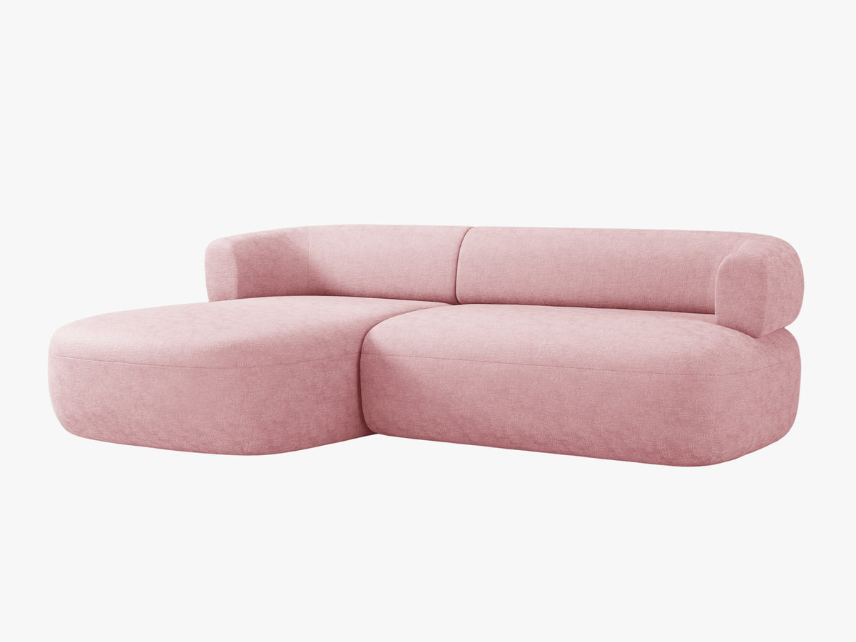 Jenny Ecksofa links 5 Sitzer in Pink-Perfect Harmony präsentiert im Onlineshop von KAQTU Design AG. L-Sofa links ist von Micadoni
