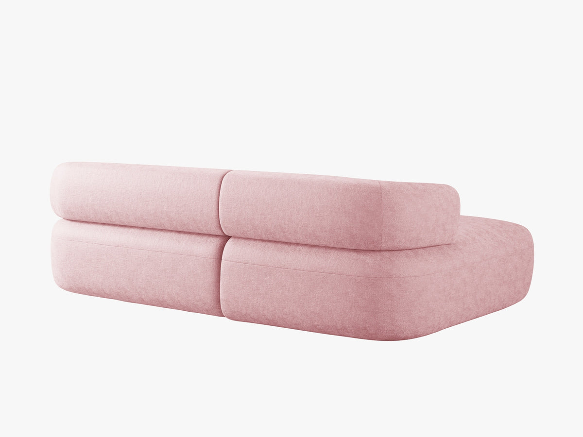 Jenny Ecksofa links 5 Sitzer in Pink-Perfect Harmony präsentiert im Onlineshop von KAQTU Design AG. L-Sofa links ist von Micadoni